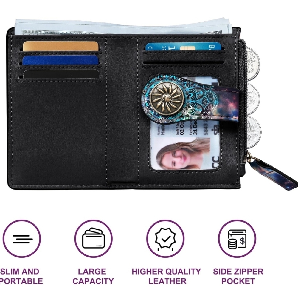Colorful Mandala Wallet - Picture 4 of 8